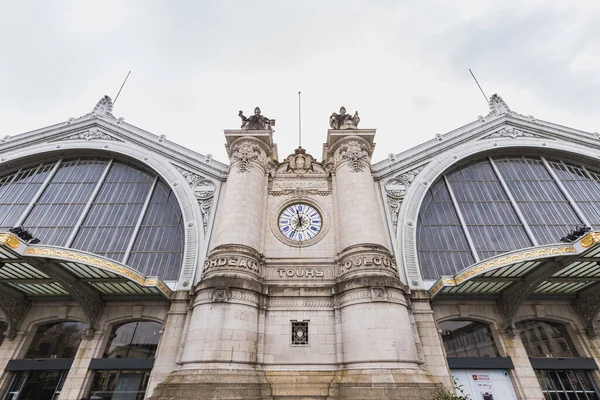 Tours France February 2020 Architectural Detail Tours Train Station City — стокове фото