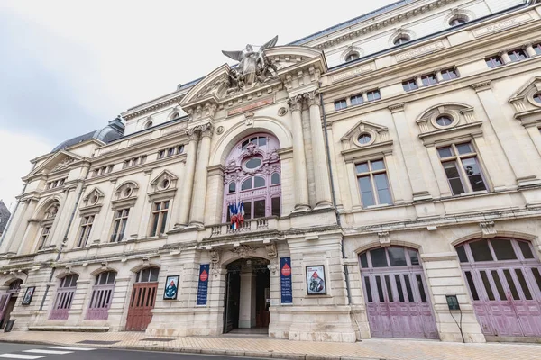 Tours France February 2020 Architectural Detail Grand Theater Opera Tours — Stok fotoğraf