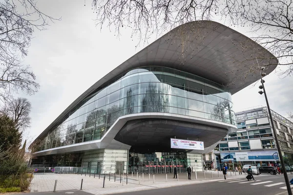 Tours France February 2020 People Passing City Convention Center Winter — Stock Photo, Image