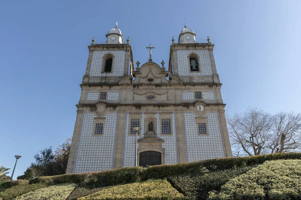 Detalle Arquitectónico Iglesia Parroquial Sao Cristovao Ovar Portugal — Foto de Stock