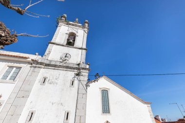 Portekiz, Sesimbra 'daki Matriz Kilisesi' nin mimari detayları.
