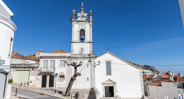 Sesimbra Portugal February 2020 Architecture Details Matriz Church Sesimbra Portugal — 스톡 사진