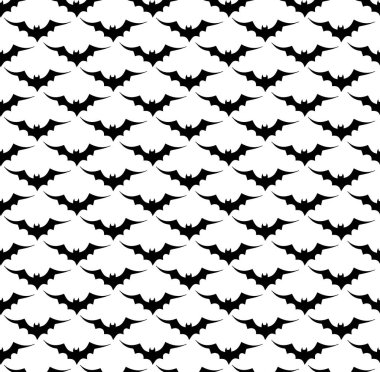 Raster resim. Siluet yarasa