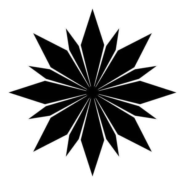 ラスターの図。スノーフレークのロゴ、アイコン、装飾、ビジネスのためのデザイン要素 — ストック写真