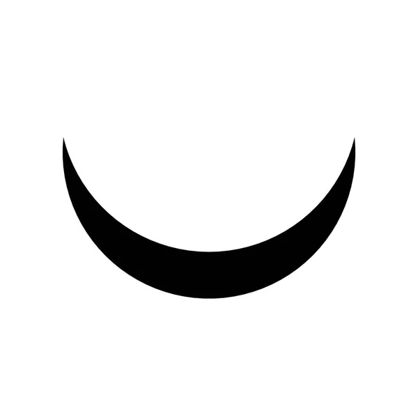 Illustration matricielle. Logo lune — Photo