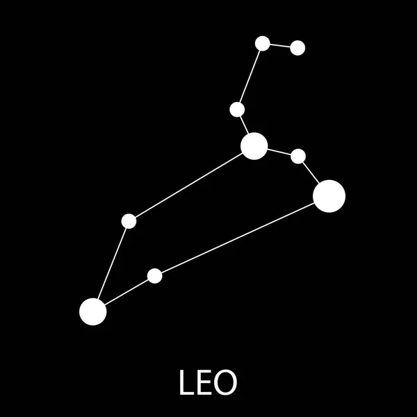 Ilustracja rastrowych. Znak zodiaku lew — Zdjęcie stockowe
