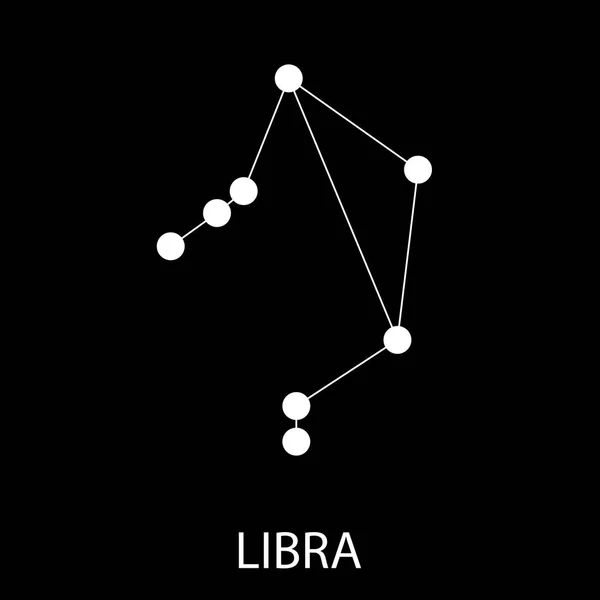 Ilustracja rastrowych. Libra znak zodiaku — Zdjęcie stockowe