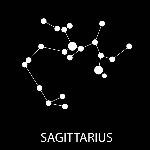 Raszteres illusztráció. Nyilas horoszkóp — Stock Fotó