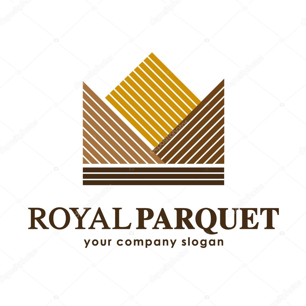 Vector Logo Royal Parquet, Laminate, flooring. 