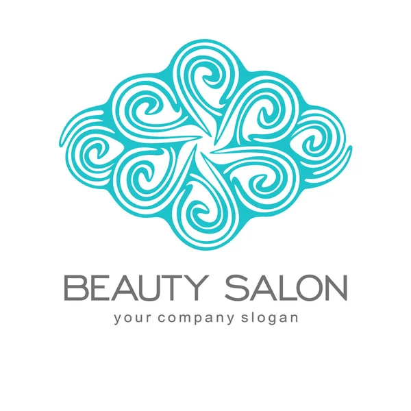 Schönheitssalon und Wellness-Logo. — Stockvektor