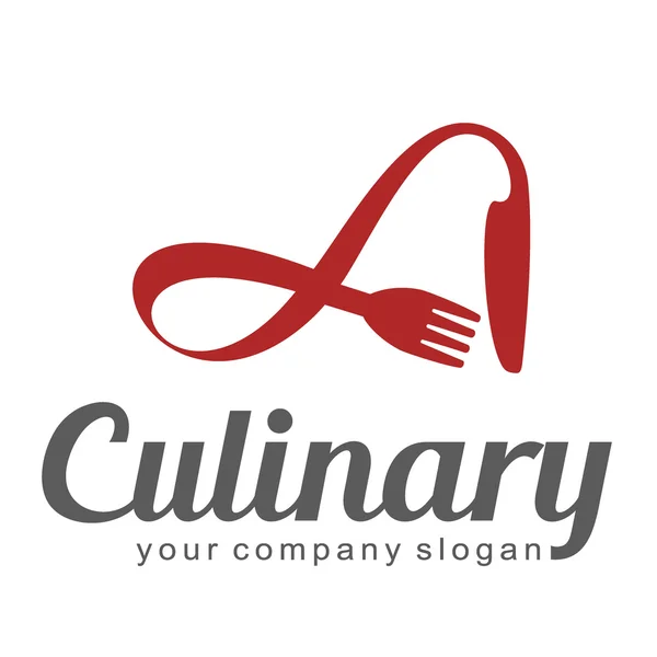 Emblème culinaire, logo pour restaurant — Image vectorielle