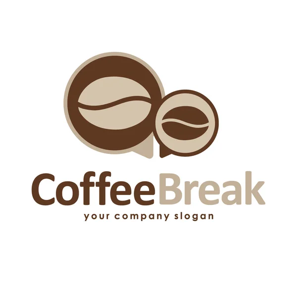Coffee Break Logo. Vector Design Concept Stock Vector Image by ©kar