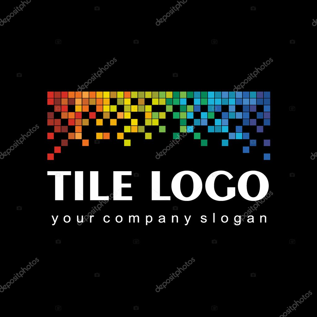Vector logo of ceramic tiles
