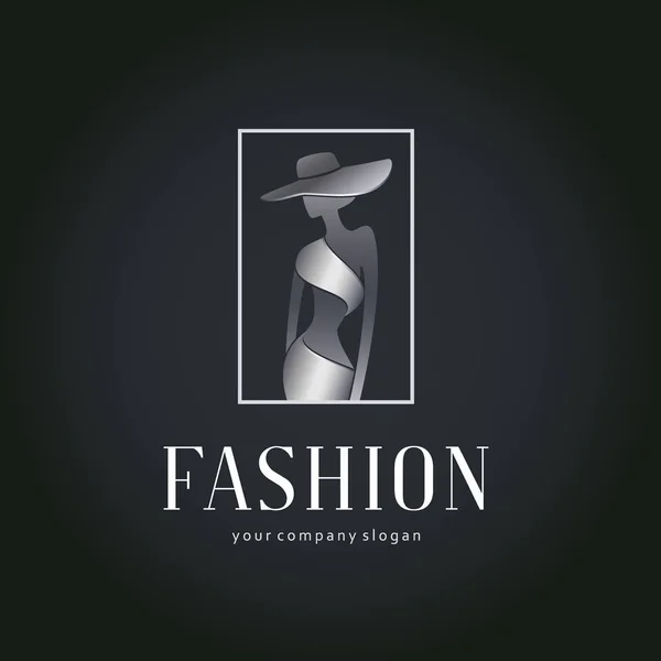 Design do logotipo do vetor. Moda —  Vetores de Stock