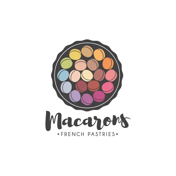 Vektor-Logo Macaron für Geschäft, Boutique, Geschäft — Stockvektor