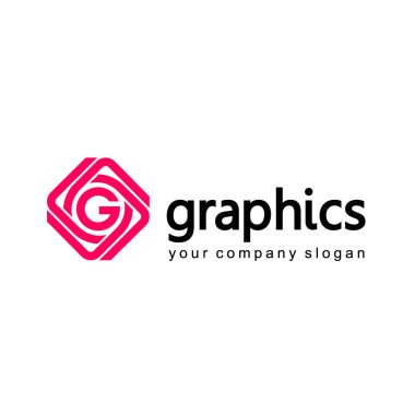 Vektör logo şablonu. Grafik tasarım