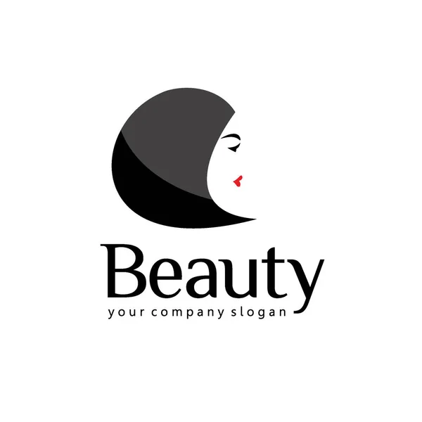 Modelo de logotipo do vetor de salão de beleza — Vetor de Stock