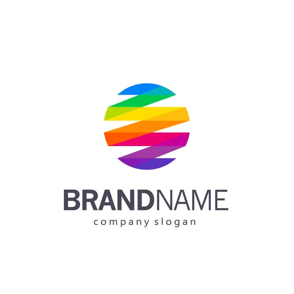 Diseño de logotipos vectoriales para empresas — Vector de stock