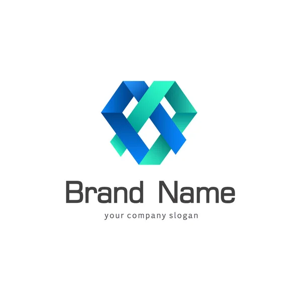 Desain logo vektor untuk bisnis - Stok Vektor
