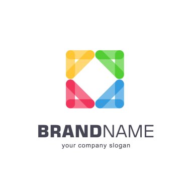 İş için vektör logo tasarım. 