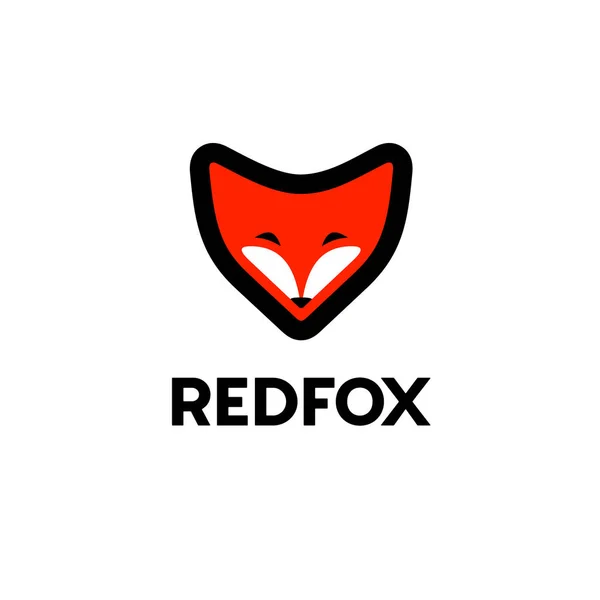 Fox Vector Ontwerpelement Aanbevolen Voor Security Company Rechtenvrije Stockvectors