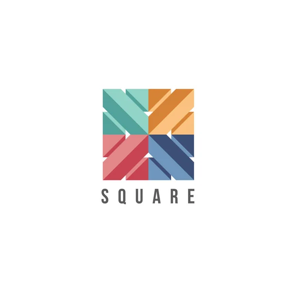 Vector Logo Design Template Business Square Sign Royalty Free Stock Vectors