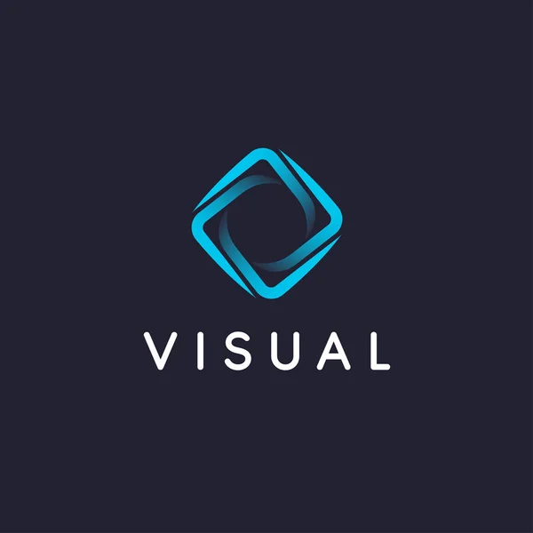 Modelo Design Logotipo Vetorial Para Negócios Sinal Abstrato — Vetor de Stock