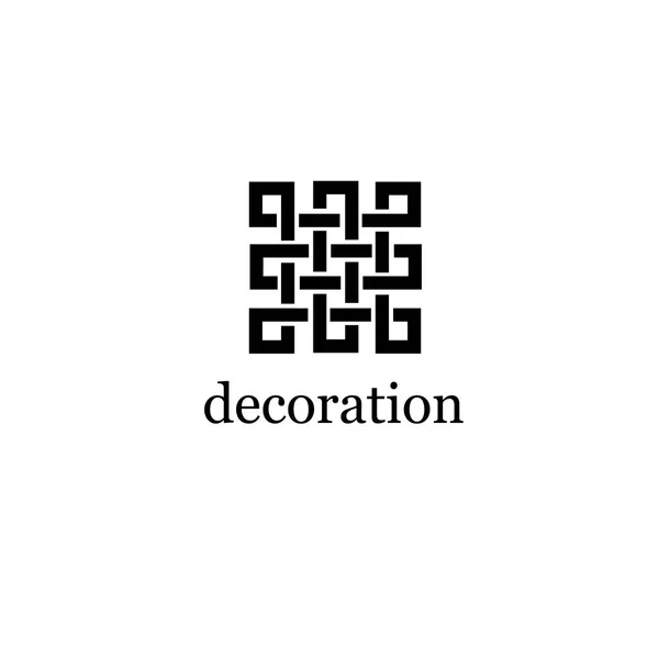 Vector Logo Ontwerpsjabloon Voor Boutique Hotel Restaurant Sieraden Zwarte Monogram Vectorbeelden