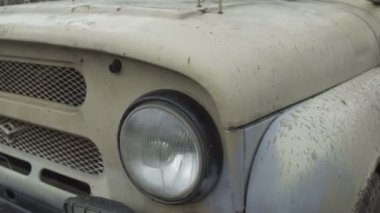 Retro eski Sovyet Rus jeep