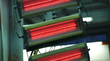 kurutma boyalı parçalar için Kızılötesi lamba