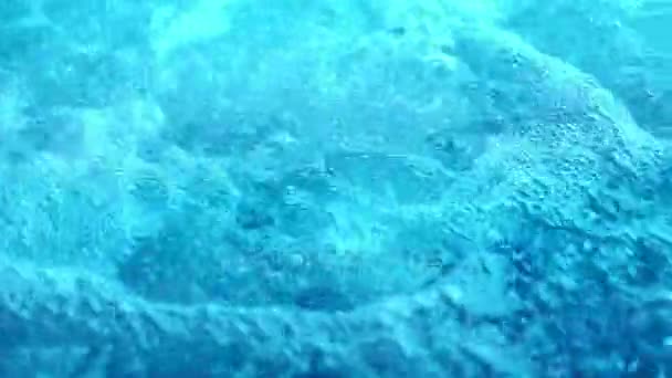 Jacuzzi onder zwembad met Spa. Jacuzzi water achtergrond — Stockvideo