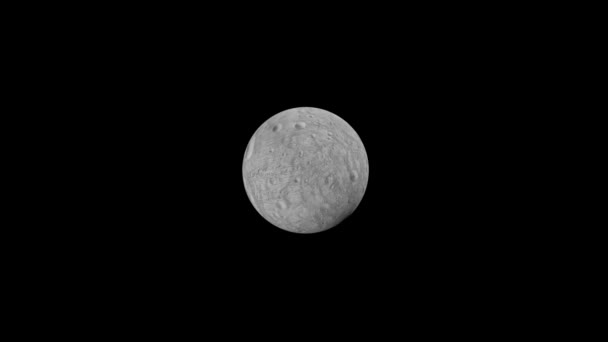 Full Moon Moon Background Realistic Moon — Stock Video