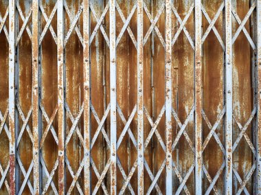 rustik çelik katlanır kayar kapı 