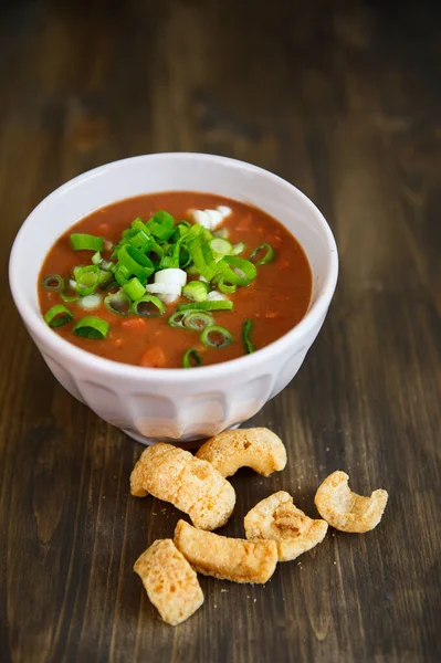 Brodo Fagioli Cucina Tradizionale Brasiliana Foto Scattata Con Messa Fuoco — Foto Stock