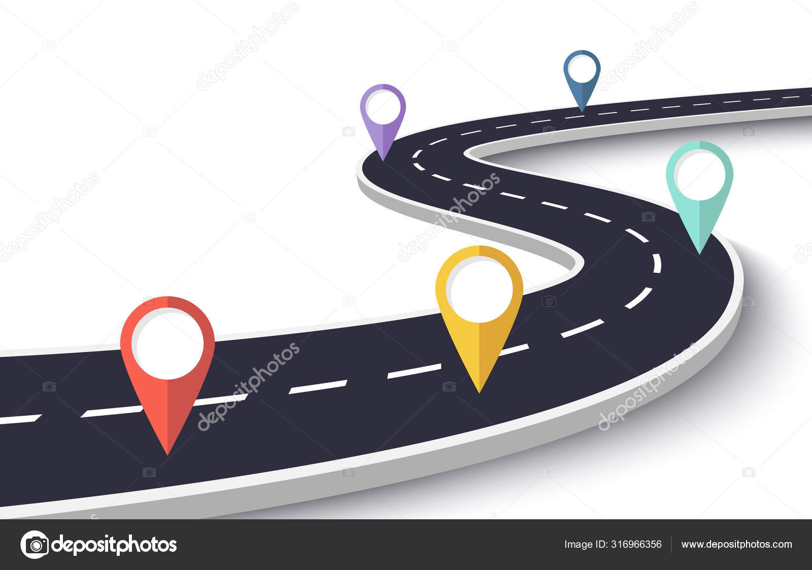 Winding Road White Isolated Background Road Way Location Infographic Template Stock Vector Image by ©zmicierkavabata #316966356 Winding Road White Isolated Background Road Way Location Infographic Template Stock Vector Image by ©zmicierkavabata #316966356