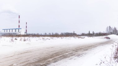 Russia, Novosibirsk - November 30, 2019. Russian old red low car 