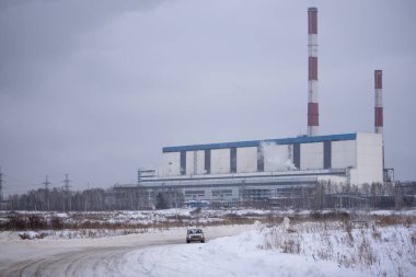 Rusya, Novosibirsk - 30 Kasım 2019. Rus eski arabası 