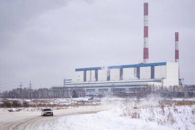 Rusya, Novosibirsk - 30 Kasım 2019. Rus eski arabası 