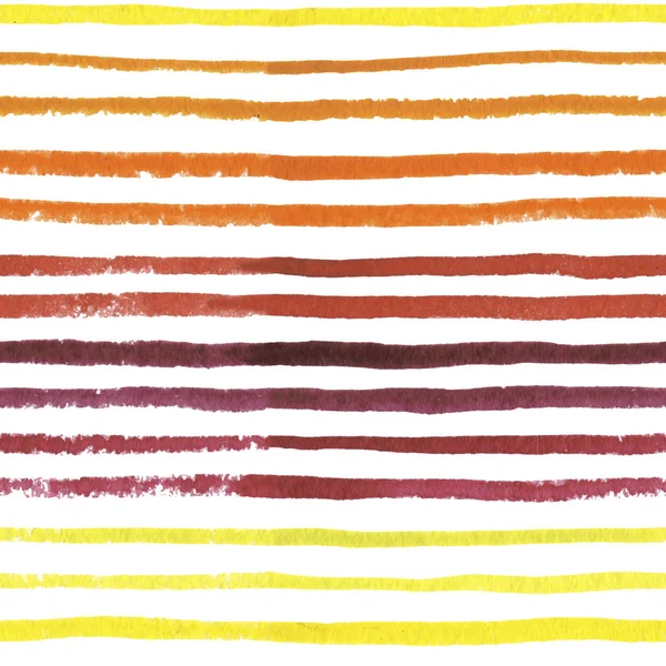 Seamless watercolor pattern with colored triangles and strips — Stock Photo, Image