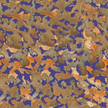 Sonbahar deseni ile Seamless suluboya modeli 