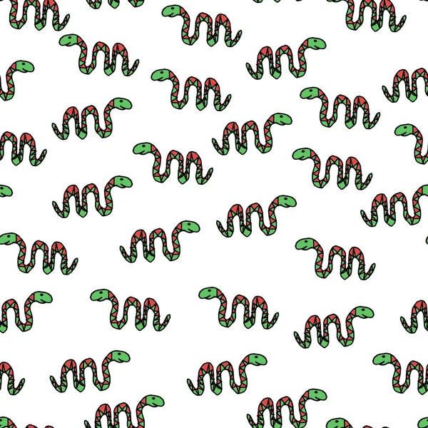 Бесшовный векторный рисунок со змеями — Бесплатное стоковое фото