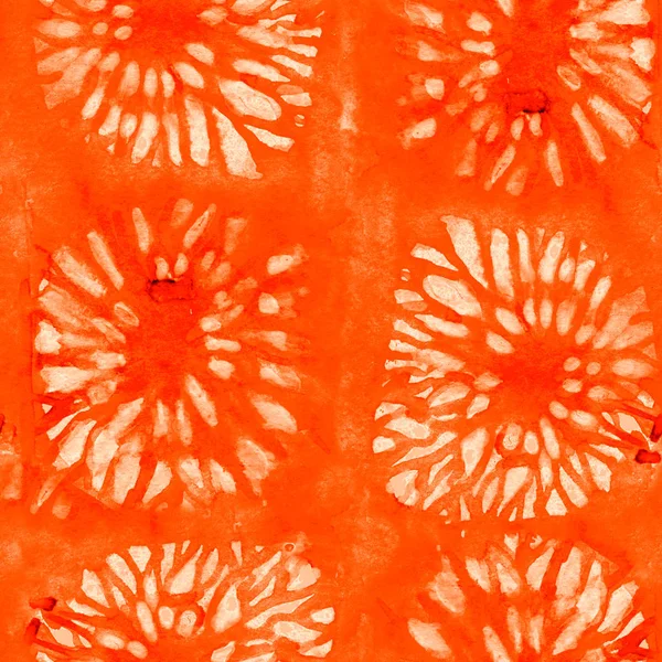 Padrão desenhado à mão shibori aquarela sem costura — Fotografia de Stock