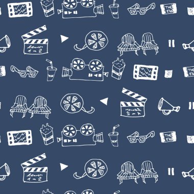Vektör desen sinema öznitelikleri ile sorunsuz el çekilmiş