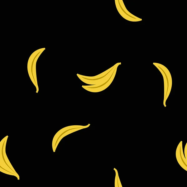 Padrão de banana vector sem costura — Vetor de Stock