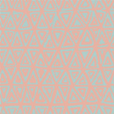 Soyut geometrik el çekilmiş seamless modeli. Web, baskı, poster, kumaş veya kartpostal için moda stil. Vektör çizim