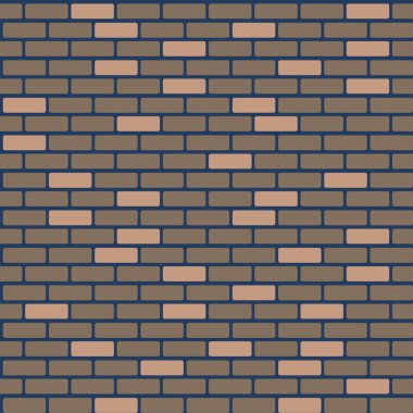 Çizgi film tuğla duvar arka plan. Tuğla duvar doku arka plan