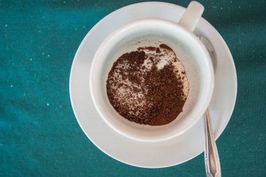 kahve, Kahvaltı, kahve kupa içinde