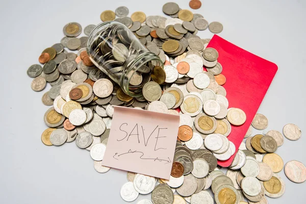 Save money, save up, money — Stock Photo, Image