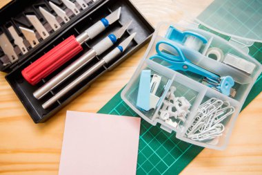 Office Araçları, klip, Not, elyaf, scisor