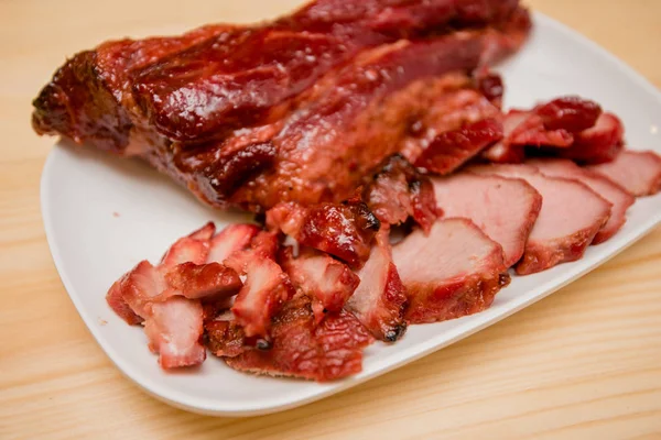 Hong Kong-stil Kızartma domuz, domuz rostosu, Tay kavrulmuş gevrek domuz eti